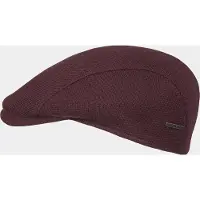 Hatland Conor - Polyester flat cap - Bordeaux rood - Assorti - L