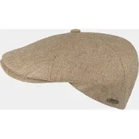 Hatland Chris - Zijde flat cap - Beige - Assorti - M