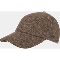 Hatland Waban - Baseball cap met visgraat patroon - Bruin - Assorti - S/M