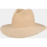 Hatland Doris - Strandhoed voor dames - Naturel - Assorti - One size