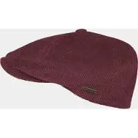 Hatland Diesel - Corduroy flatcap - Bordeaux rood - Assorti - L