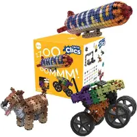 Clics Toys Nano – Creative Builders 1000 Piece Set – 20 in 1 Bouwblokken – SPEELGOED Gemaakt Van 100% RECYCLED Plastic – Speelgoed 8, 9, 10, 11, 12 jaar – Constructie Speelgoed