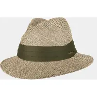 Hatland Aussie - Zeegras hoed - Olijf groen - Assorti - S/M