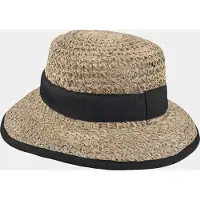 Hatland Loren - Zeegras hoed - Zwart - Assorti - One size