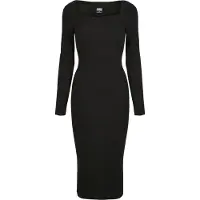 Urban Classics Gebreide jurk zwart
