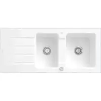 Villeroy & Boch Architectura - Keramische spoelbak 116x51 cm incl. afvoergarnituur, CeramicPlus, alpine wit 338002R1