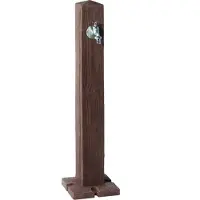 Garantia Buitenkraan houtoptiek donker hout