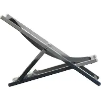 Jan Kurtz Rimini ligstoel ligstoel geanodiseerd aluminium/kunststof stof
