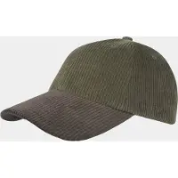 Hatland Daily - Corduroy baseball cap - Olijf groen - Assorti - One size