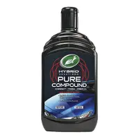 Turtle Wax Hybrid Solutions Pure Compound - Verwijdert oppervlakteoxidatie, krassen en swirls - Voor alle glanzende blanke lakafwerkingen – Zowel handmatig of machinaal te verwerken - 500ml