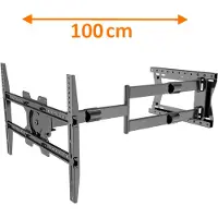 XTRARM Crius 100 cm 600 Zwart - 27 t/m 75 inch schermen