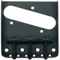 Boston T-32-B Brugstaartstuk met Teaser Tray en Grooved Saddles - Zwart