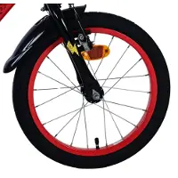 Volare Disney Cars kinderfiets - voor jongens - 16 inch - rood - met twee handremmen