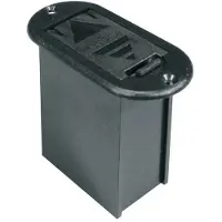 Boston BH-2000 Batterijhouder – Verticaal, Zonder Schroeven en Connector (Voor 9V Blokbatterij)
