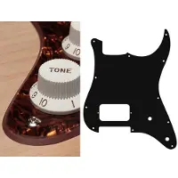 Boston ST-244-TBP pickguard, Stallion, H, 2 pot holes, 2 ply, tortoise brown pearl