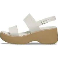 Crocs Sandaal beige / white denim