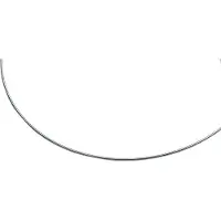 Zinzi 48cm zilveren omega collier 1mm breed ZIOM1-48