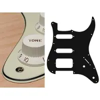 Boston ST-322-M pickguard, Stallion, SSH, 2 pot holes, 3-5 switch, 3 ply, mint green