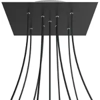 Creative Cables Kroq409xf103 Xxl Rose-one Vierkant Mat Zwart Rozenkit