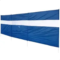 Aktive Good Views 130x440 Cm Windscreen Fence Beach Blauw