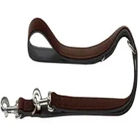 Hunter - V-Lijn Softie - Hondenriem Länge max. 200 cm - Breite 2,0 cm, zwart