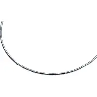 Zinzi 43cm zilveren omega collier 2mm breed ZIOM2-43
