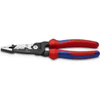 Knipex WireStripper metrisch model | Meer-componentengrepen | Zwart geatramenteerd | Lengte 200 mm - 13 72 200 ME SB
