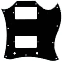 Boston SM3-B pickguard, SG-model custom, 3 ply, black