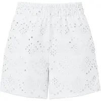 Pieces Broek 'PCVilde' wit