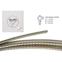Boston FW-1329058 Wide Jumbo Fretwire - 5m 18% Nikkel Zilver