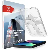 Rosso Screenprotector Geschikt voor Apple iPhone 17e / 16e | 9H Tempered Glass | Beschermglas | Glasplaatje | Case Friendly | Met Installatietray | Eenvoudige montage