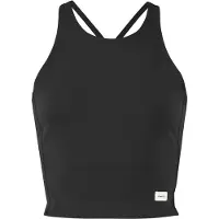Craft COLLECTIVE CROPPED SINGLET W Dames Sportshirt - Zwart