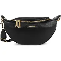 LANCASTER PARIS Handtas 'Lancaster Sac banane Zippé Dune Noir' zwart
