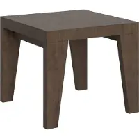 Itamoby Uittrekbare tafel 90x90/246 cm, kleur: Naxy Noce