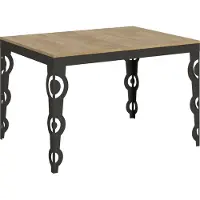 Itamoby Uittrekbare tafel 90x120/224 cm, Karamay Evolution, eikenhout, naturel/anthraciet, onderstel