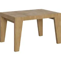 Itamoby Uittrekbare tafel 120/380x90 cm, afwerking: eikenhout, naturel