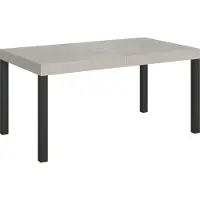 Itamoby Uittrekbare eettafel Everyday Cashmere, 160/264x90 cm, met poten in antracietkleur