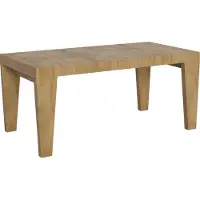 Itamoby Uittrekbare tafel, 200/460 x 90 cm, Spimbo eikenhout, naturel