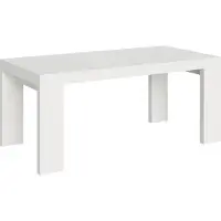 Itamoby Roxell uitschuifbare tafel, 200/304 x 90 cm, esdoorn, wit