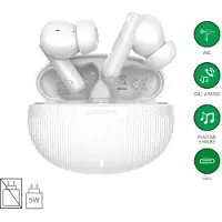 4smarts SkyBuds Pro Draadloze Oordopjes Noise Cancelling Oortjes Wit