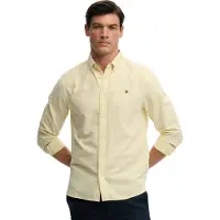 Superdry Overhemd geel / wit