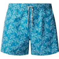 Pepe Jeans Zwemshorts ' Dotted Palms' blauw / turquoise