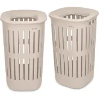 Brabantia Collect-It Wasmand 55 liter - Set van 2 - Beige
