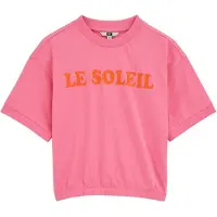 We fashion Shirt donkeroranje / lichtroze