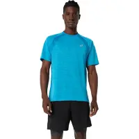 Asics Functioneel shirt 'ROAD' blauw / azuur / wit