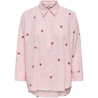 ONLY Blouse 'ONLNew' donkergroen / pink / rood / wit