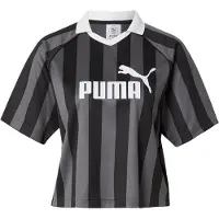Puma Functioneel shirt 'Ess' grijs / zwart / wit
