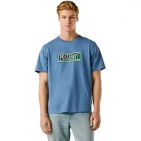 Pepe Jeans Heren George T-shirt blauw (XXL), Casual, Katoen, Korte mouwen PM5010318