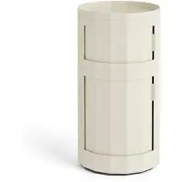 HAY Facet Kastje Eggshell | 110 (1 large + 1 small door, H71) | With feet and castors