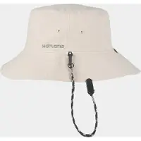 Hatland Elin Reversible - Katoenen bucket met cap keeper - Beige - Assorti - S/M